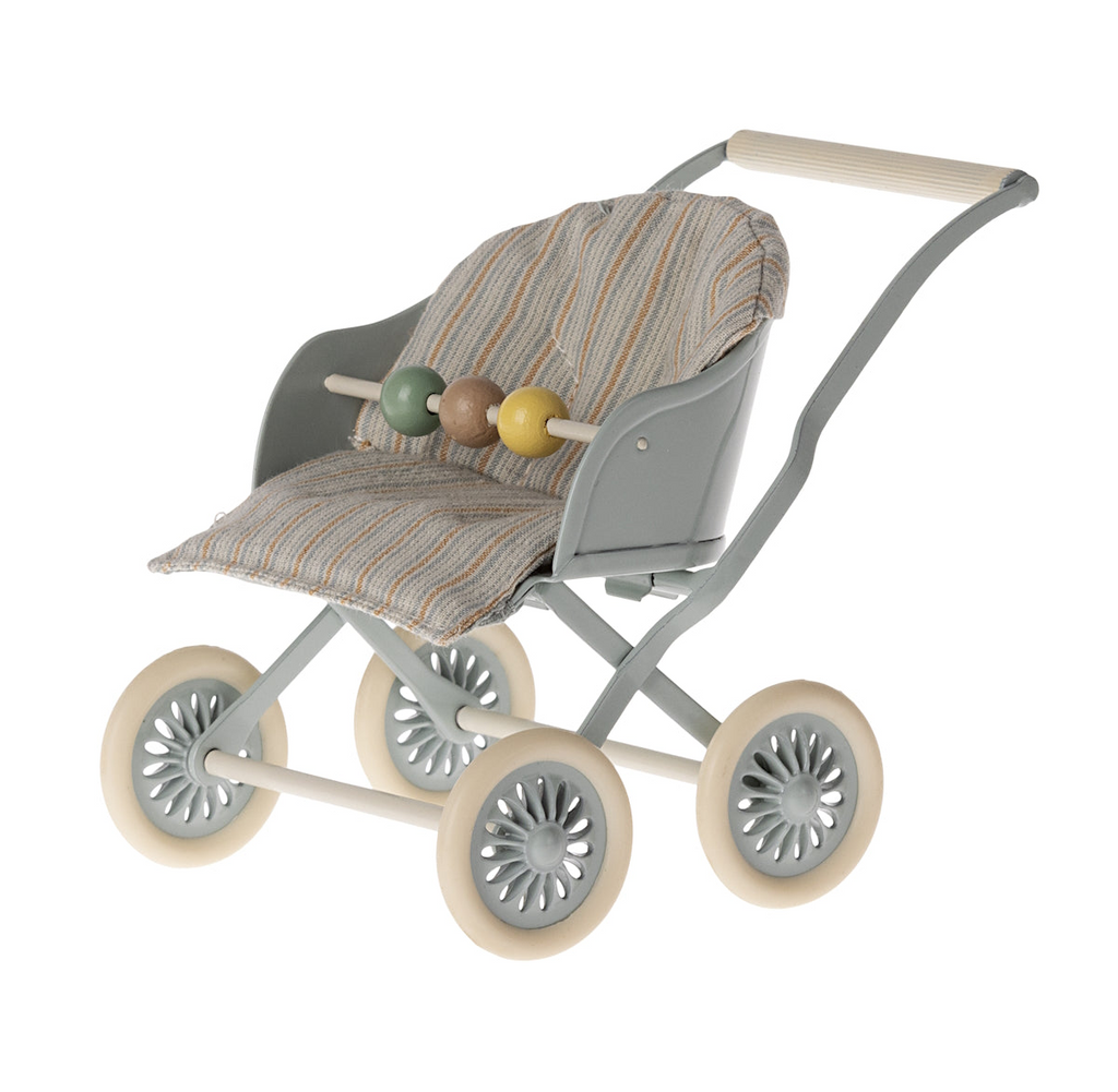 Maileg - Stroller Baby Blue