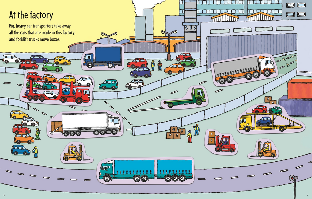 First Sticker Book - Trucks