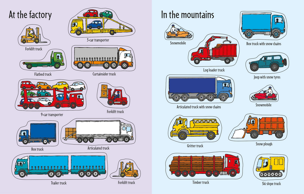 First Sticker Book - Trucks