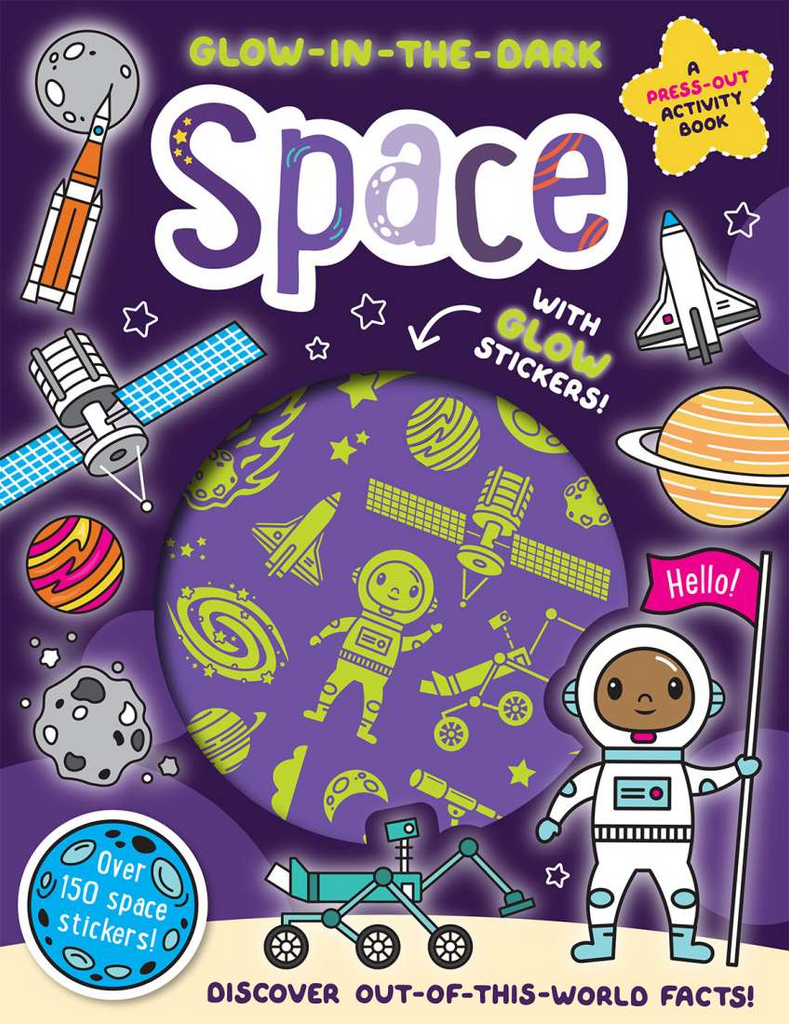 Space Sticker Activity Book -Glow in the Dark