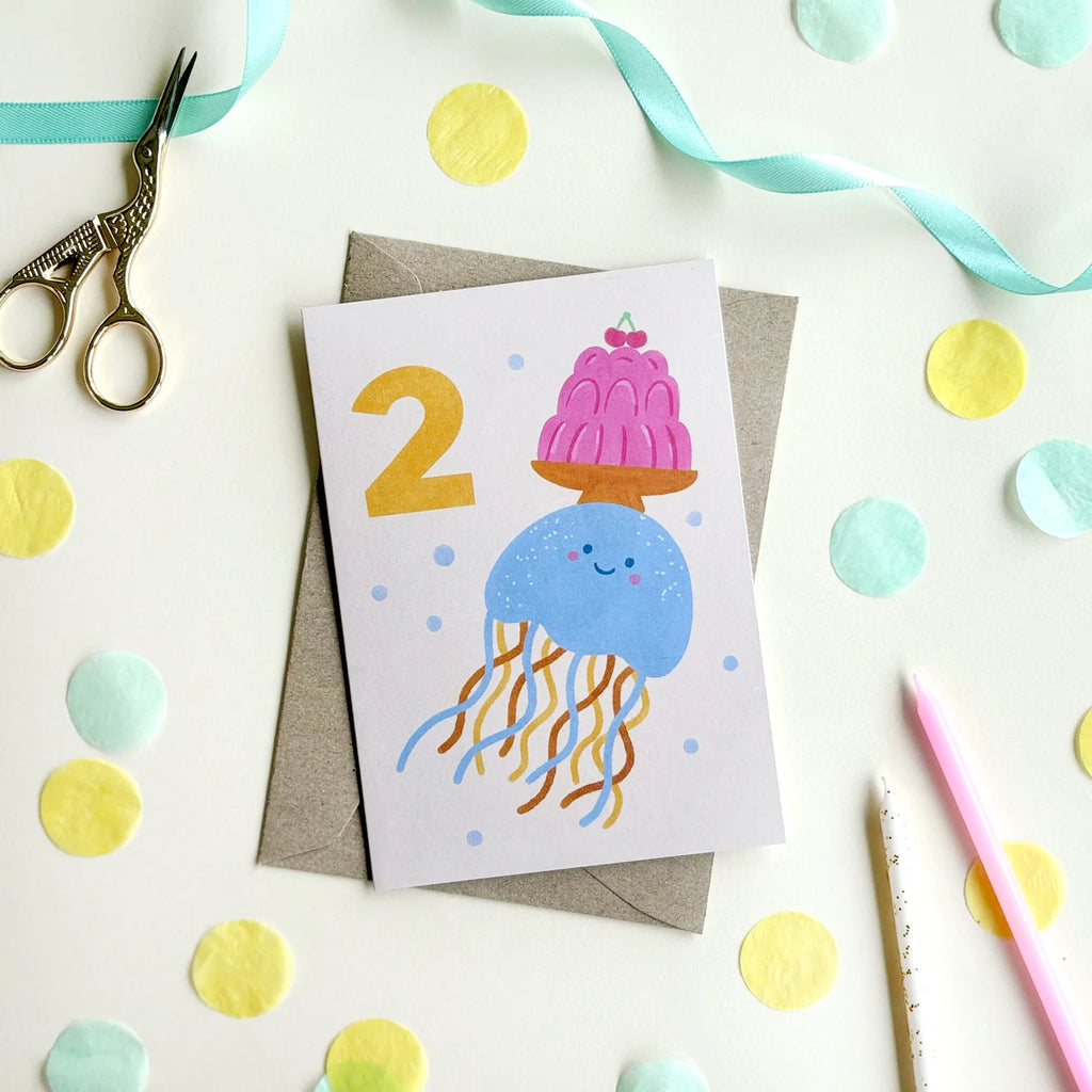 Lauren Sissons Studio - 2nd Birthday Card