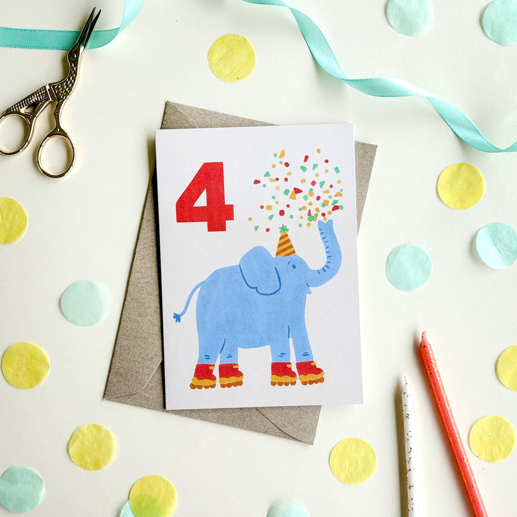 Lauren Sissons Studio - 4th Birthday Card