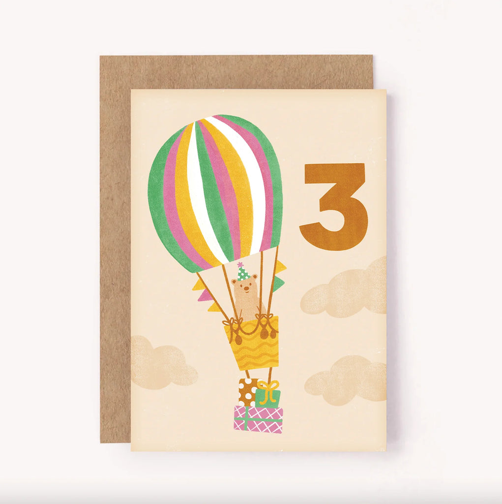 Lauren Sissons Studio - 3rd Birthday Card