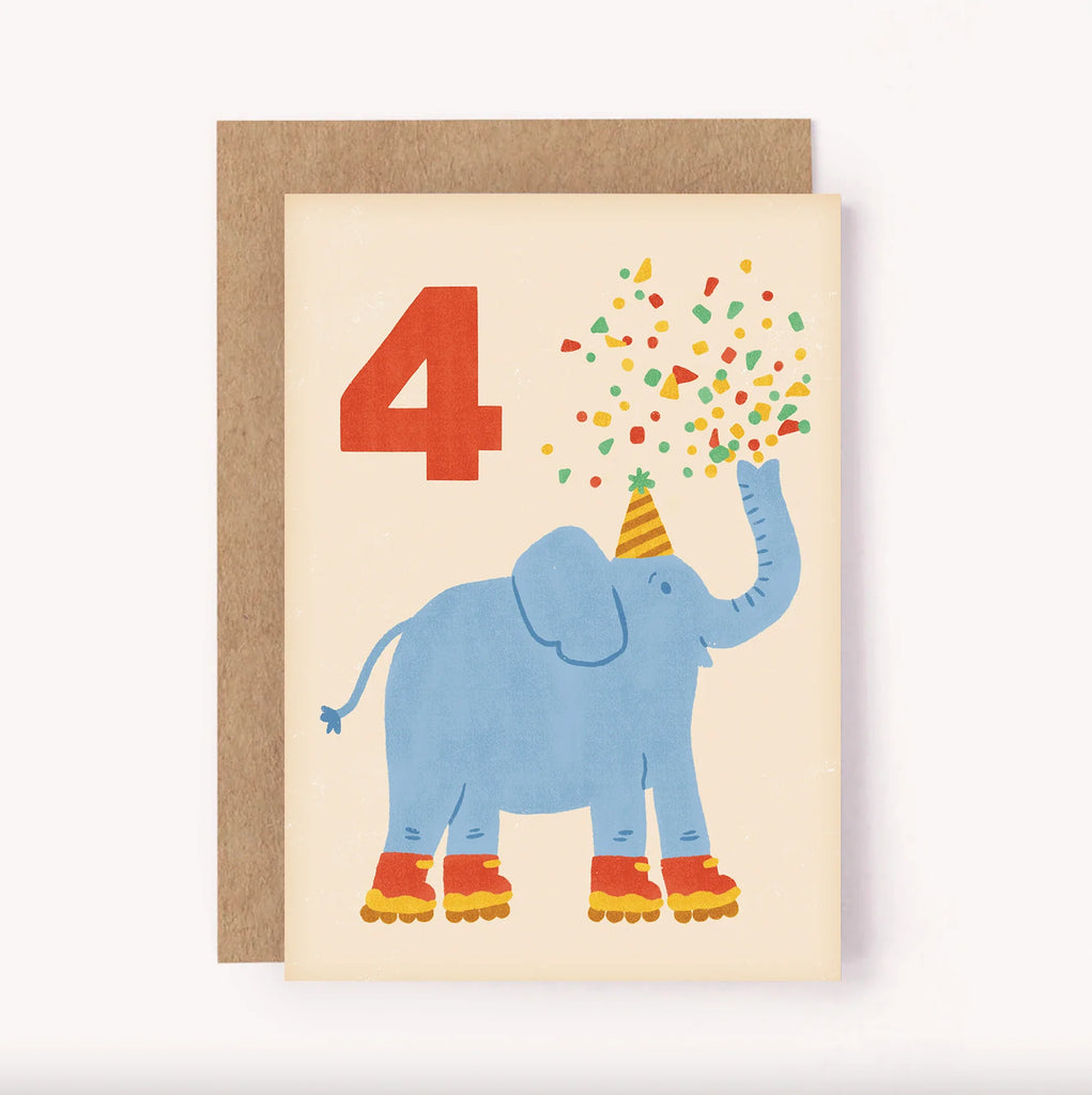 Lauren Sissons Studio - 4th Birthday Card