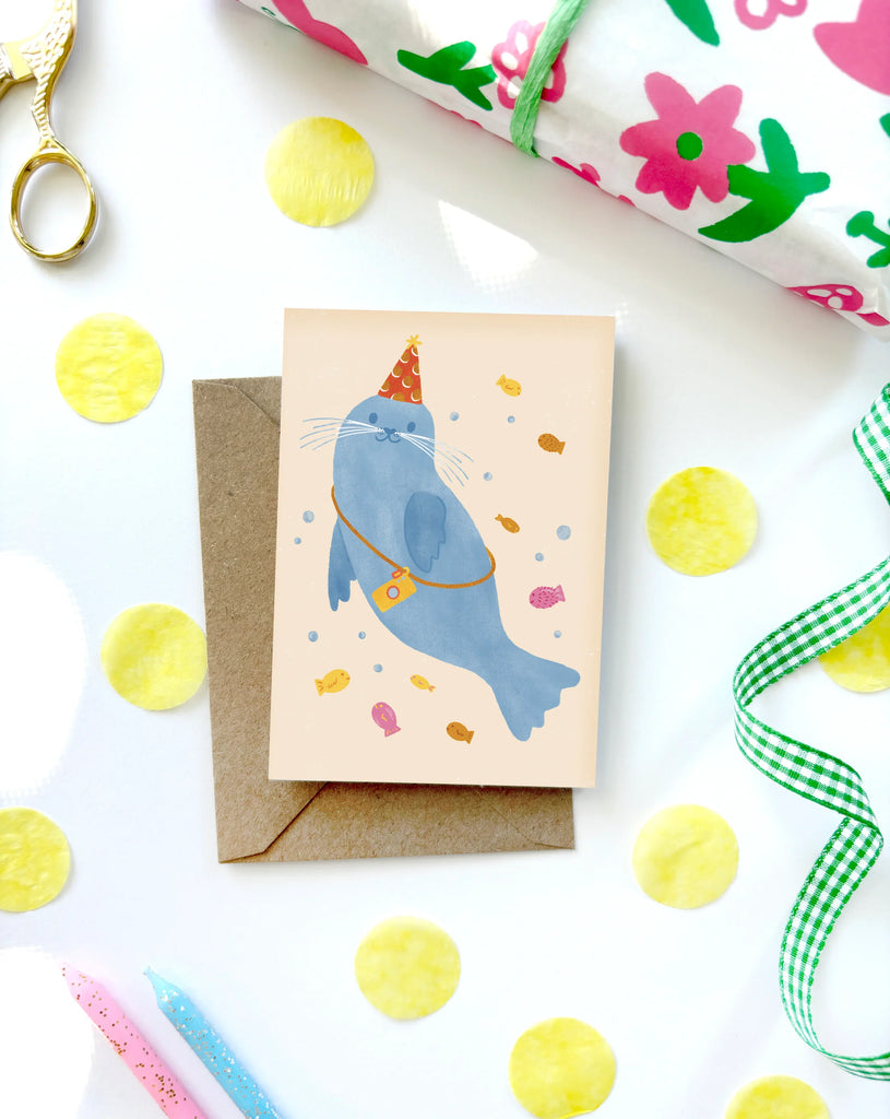 Lauren Sissons Studio - Seal Mini Card