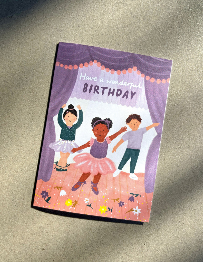 Lauren Sissons Studio - Ballerina Birthday Card