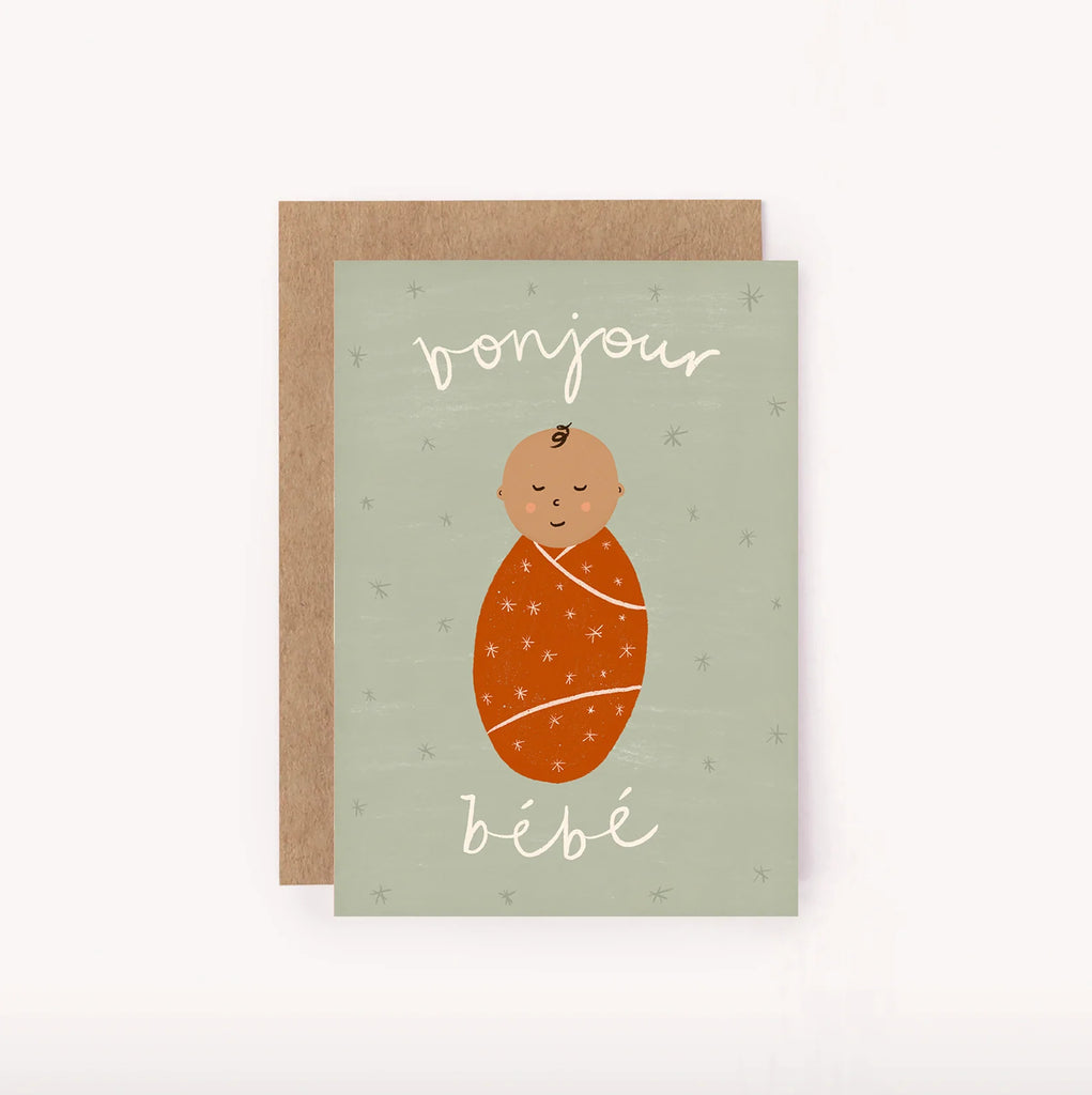 Lauren Sissons Studio - Bonjour Bebe Mini Card