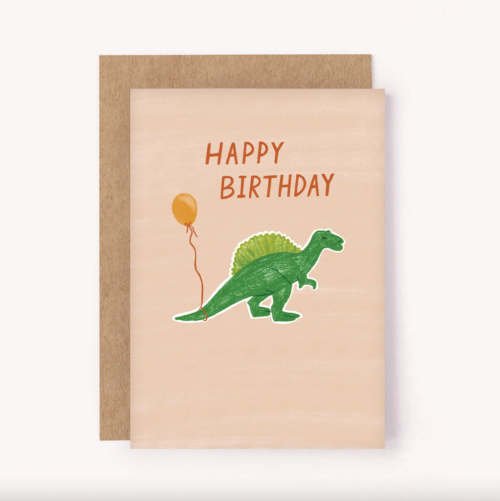 Lauren Sissons Studio - Dinosaur Birthday Card