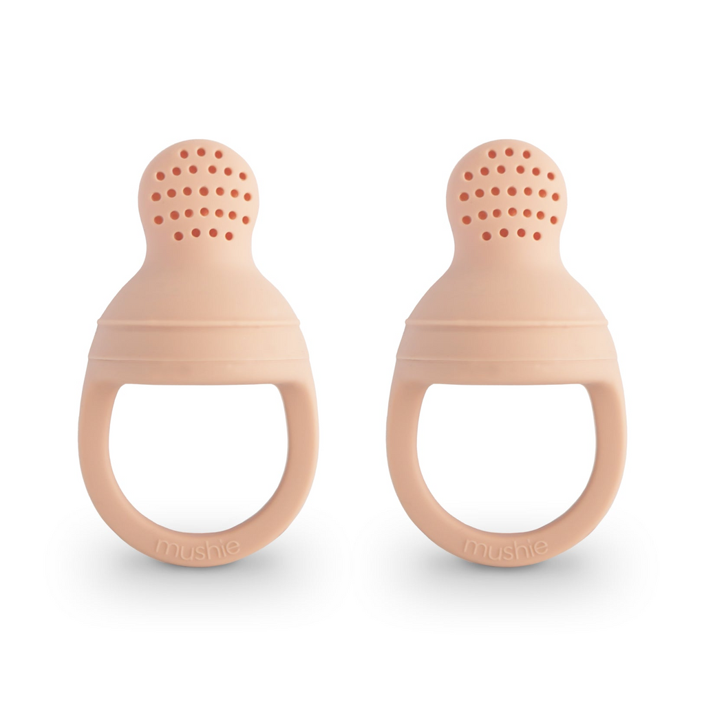 Mushie - Silicone Fresh Food Feeder 2pk - Blush