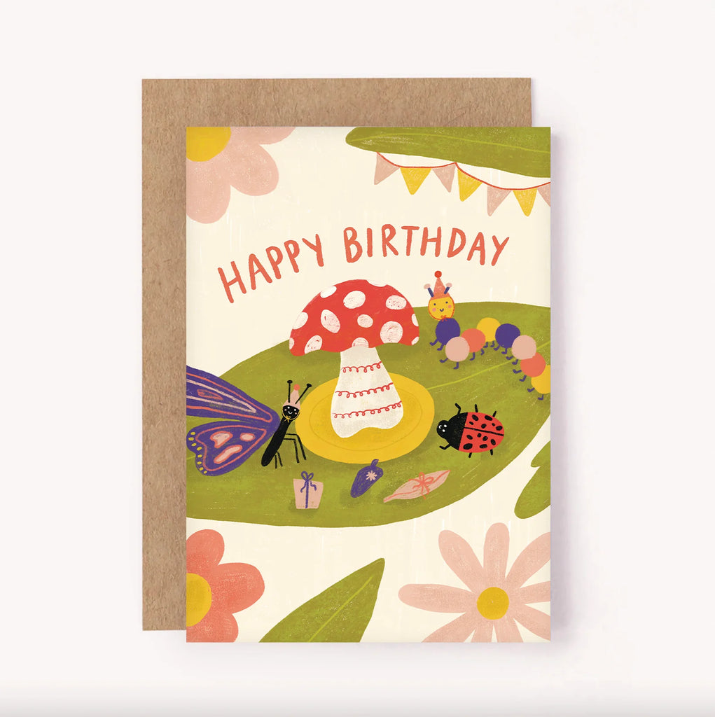 Lauren Sissons Studio - Bug Party Birthday Card