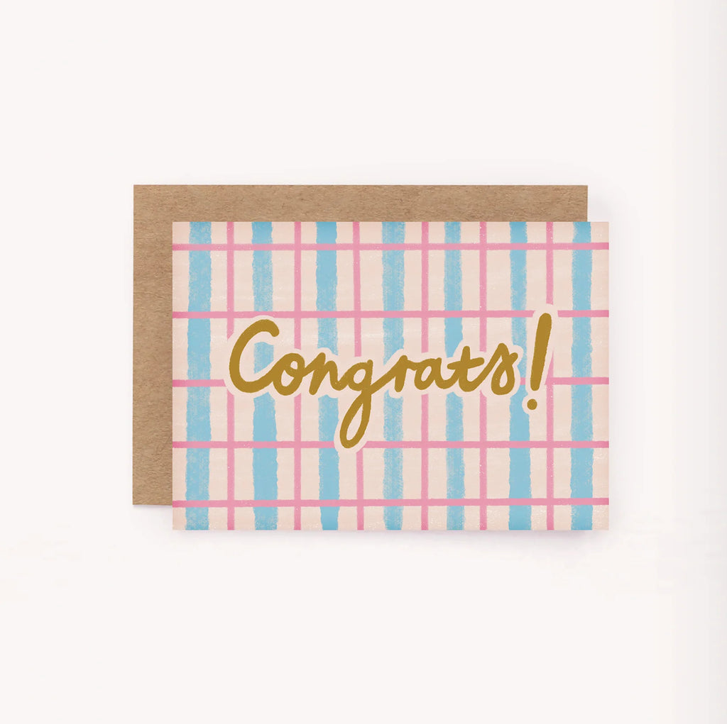 Lauren Sissons Studio - Congrats Pattern Mini Card