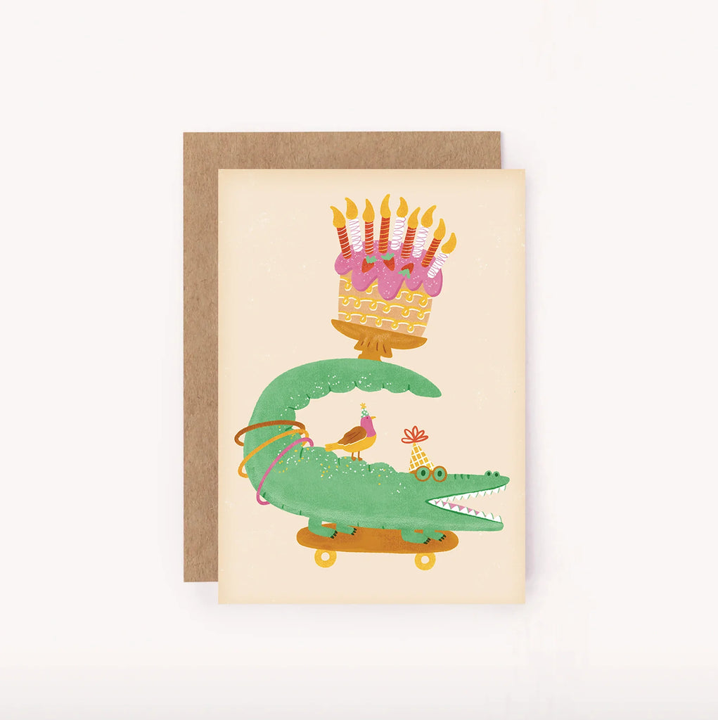 Lauren Sissons Studio - Crocodile Mini Card