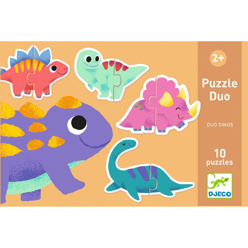 Puzzle Duo - Dinos 10 x 2pc