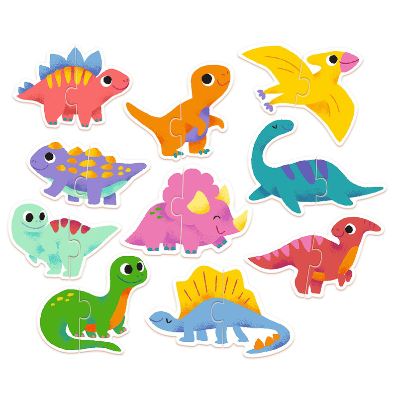 Puzzle Duo - Dinos 10 x 2pc