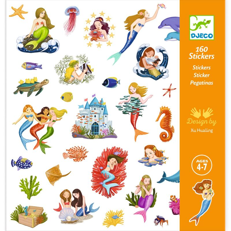 Stickers - Mermaid 160pc