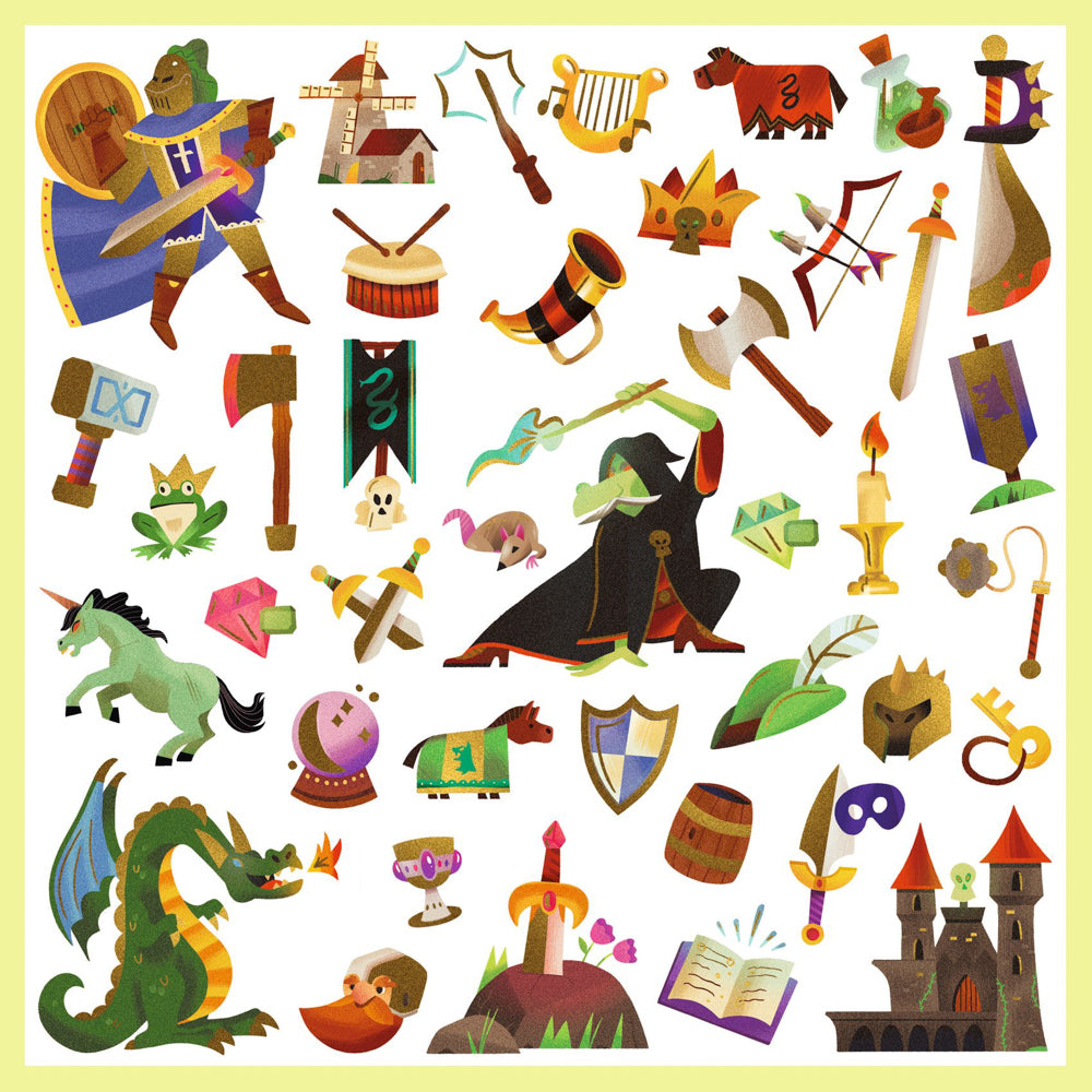 Stickers Metallic - Medieval Fantasy