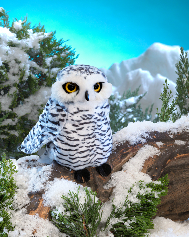 Folkmanis Puppet - Small Snowy Owl