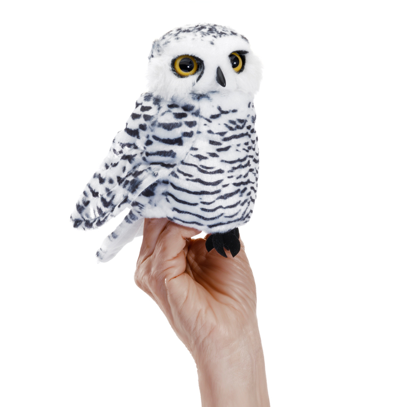 Folkmanis Puppet - Small Snowy Owl