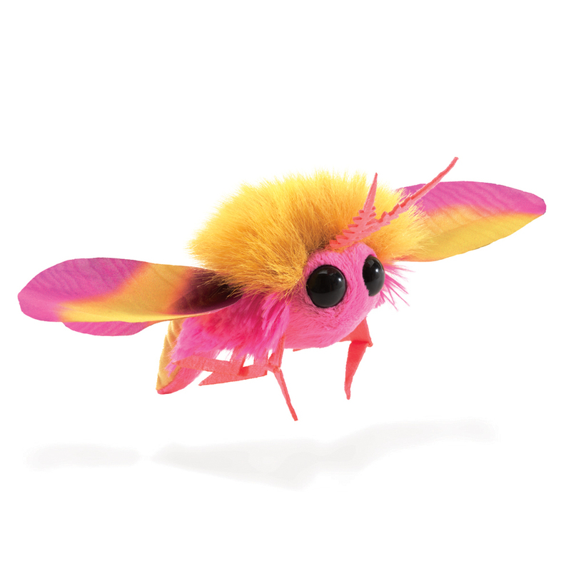 Folkmanis Finger Puppet - Rosy Maple Moth