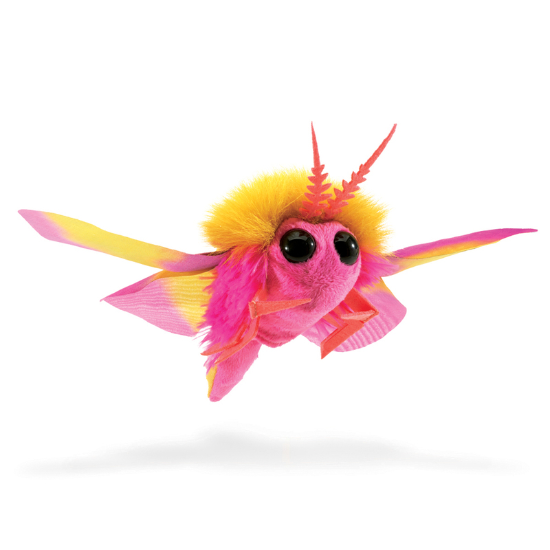 Folkmanis Finger Puppet - Rosy Maple Moth