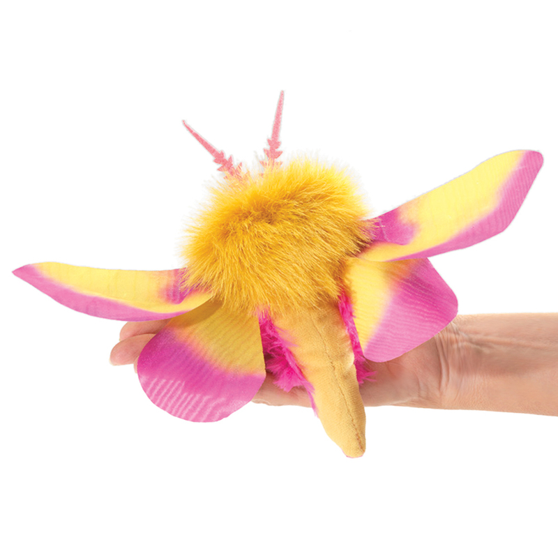 Folkmanis Finger Puppet - Rosy Maple Moth