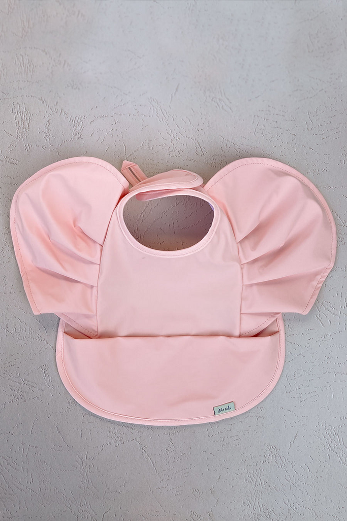 Kit x Cade - Waterproof Flutter Bib - Candy Pink