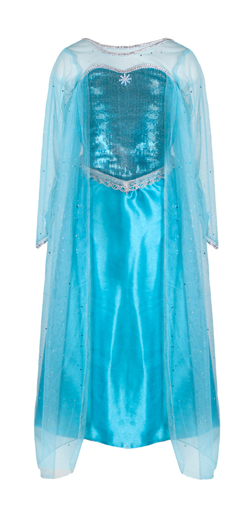 Ice Queen Dress with Cape - Size 5-6