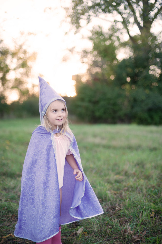 Lilac Diamond Sparkle Cape - Size 3-4