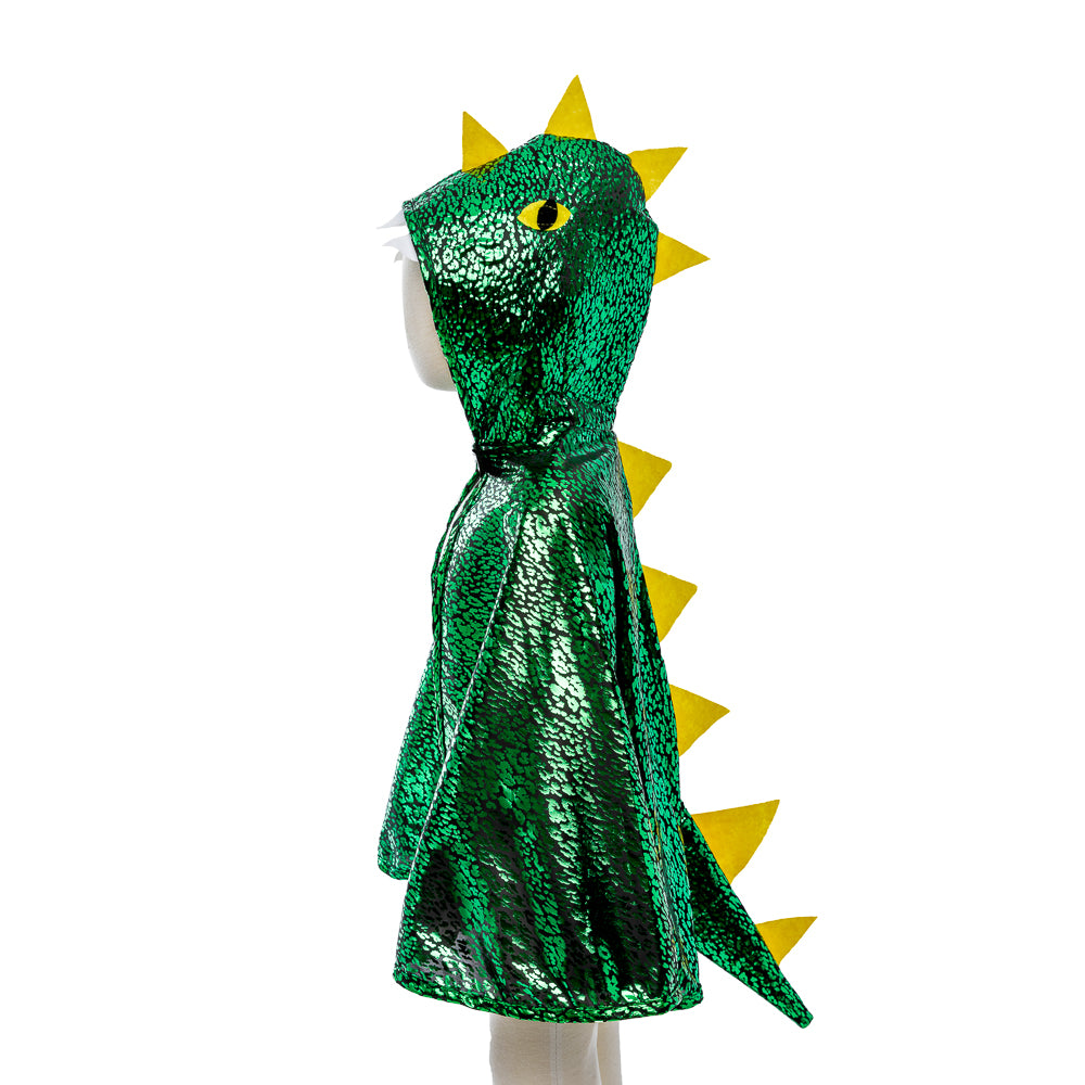 Metallic Green Dragon Cape 2-3 years