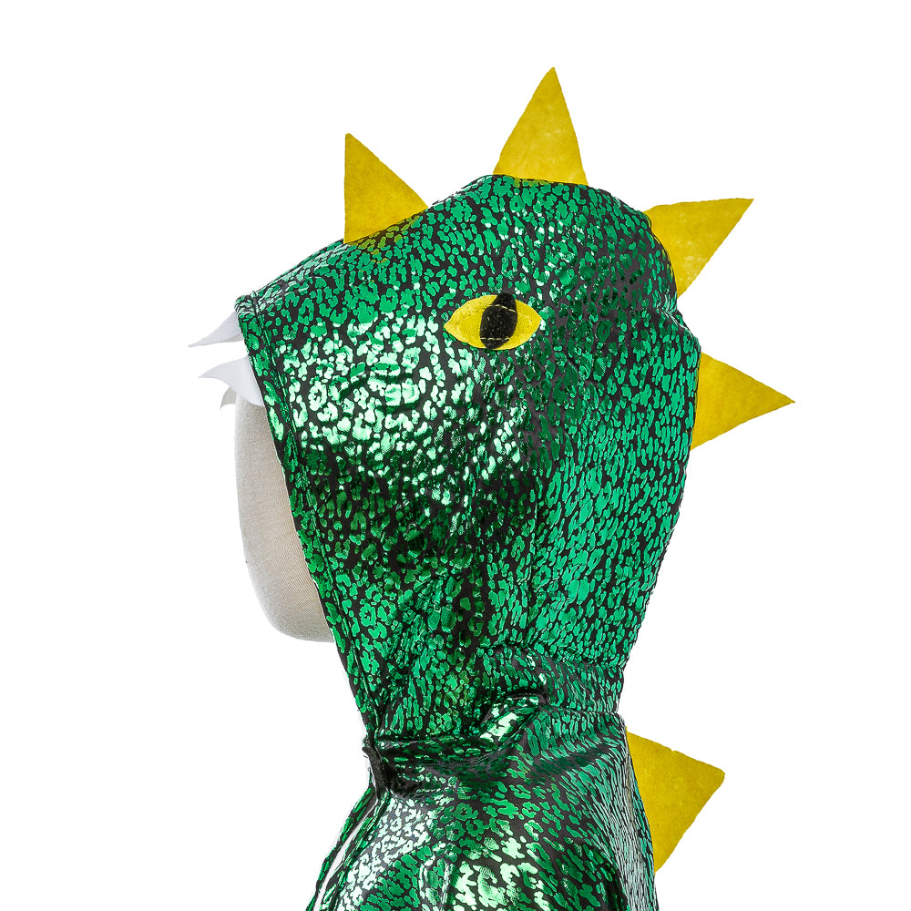 Metallic Green Dragon Cape 2-3 years