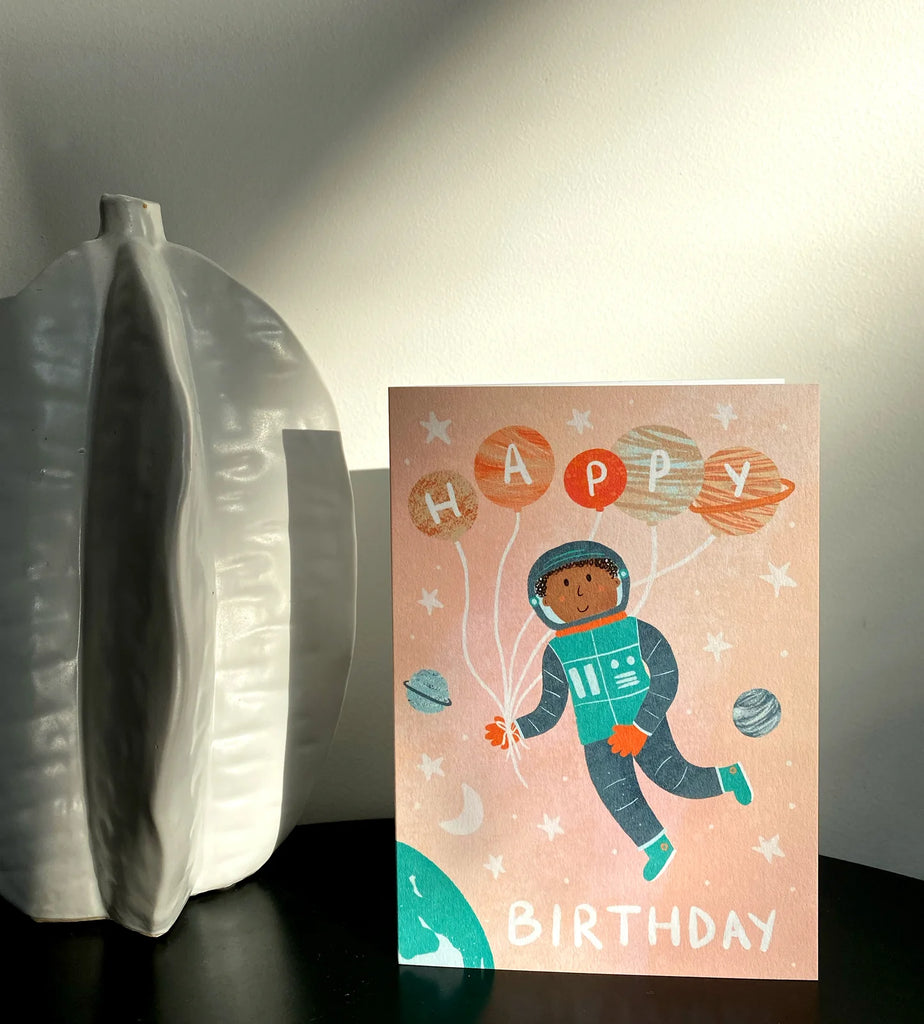 Lauren Sissons Studio - Astronaut Birthday Card