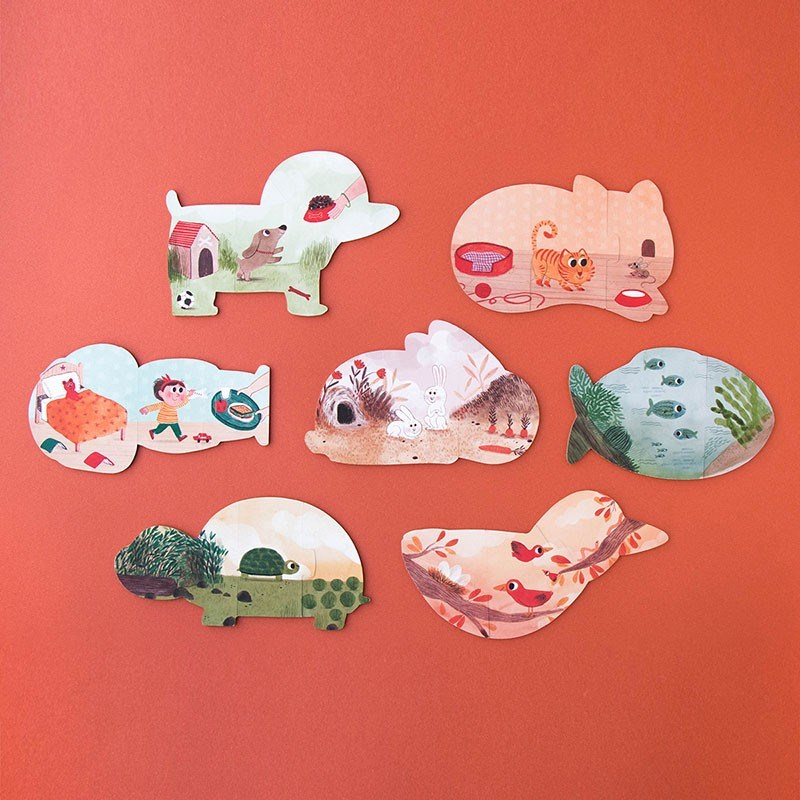 Londji - Reversible Puzzle 21pc - I Love My Pets