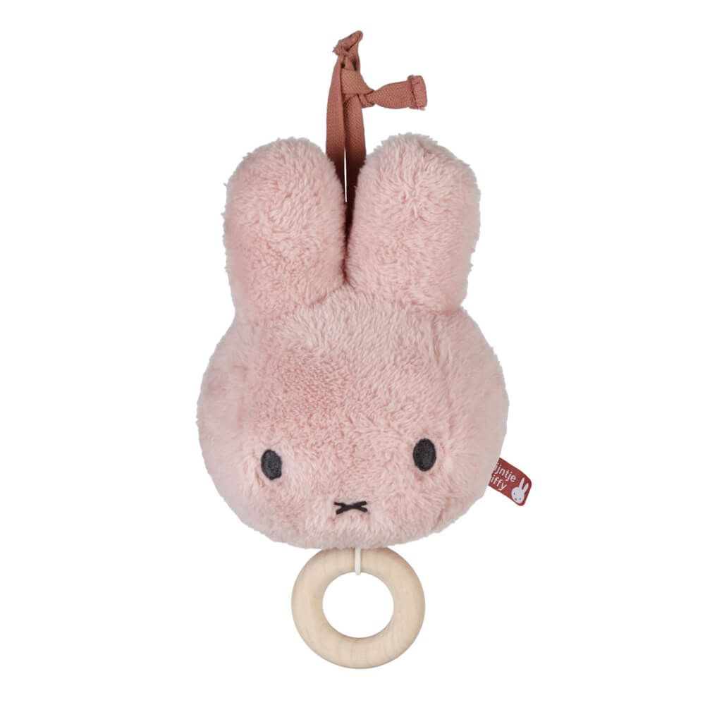 Miffy Fluffy Musical Pulldown - Pink