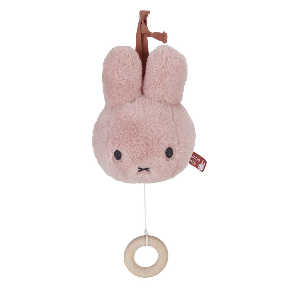 Miffy Fluffy Musical Pulldown - Pink