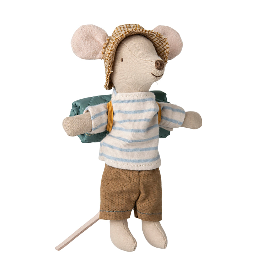 Maileg - Hiker Mouse Big Brother Stripes