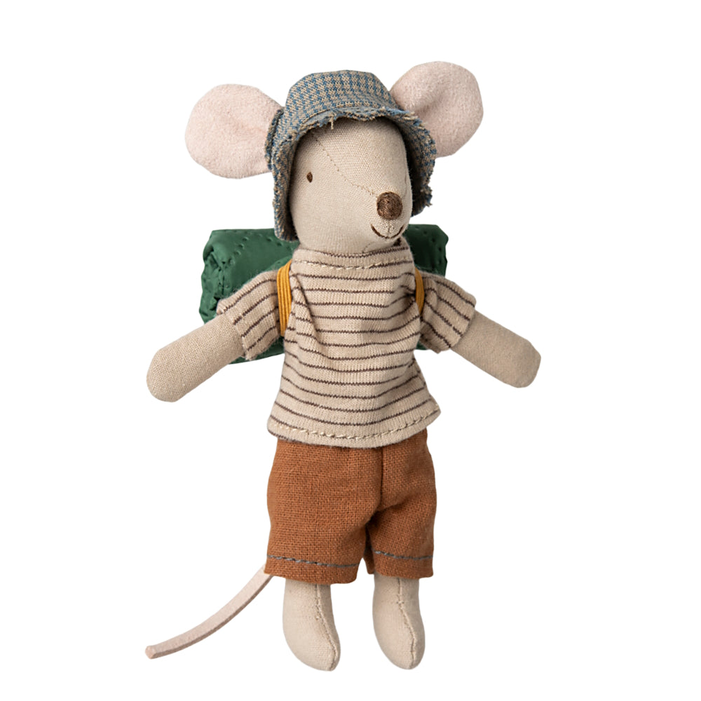 Maileg - Hiker Mouse Big Brother Thin Stripes