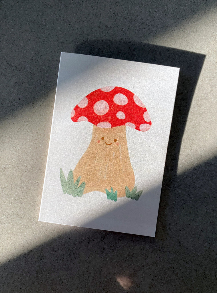 Lauren Sissons Studio - Mushroom Mini Card