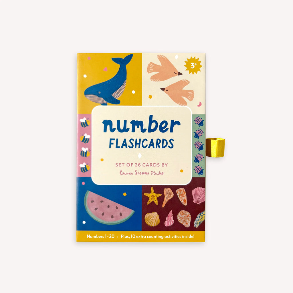 Lauren Sissons Studio -  Illustrated Number Flash Cards