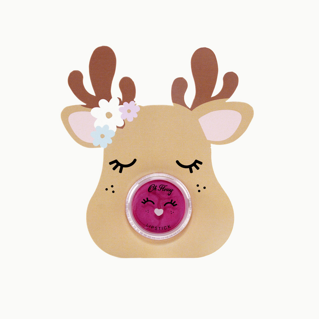 Oh Flossy - Christmas Lipstick Rudolph with Flowers