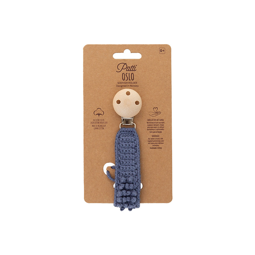 Patti Oslo - Pacifier Clip Organic Cotton - Raf