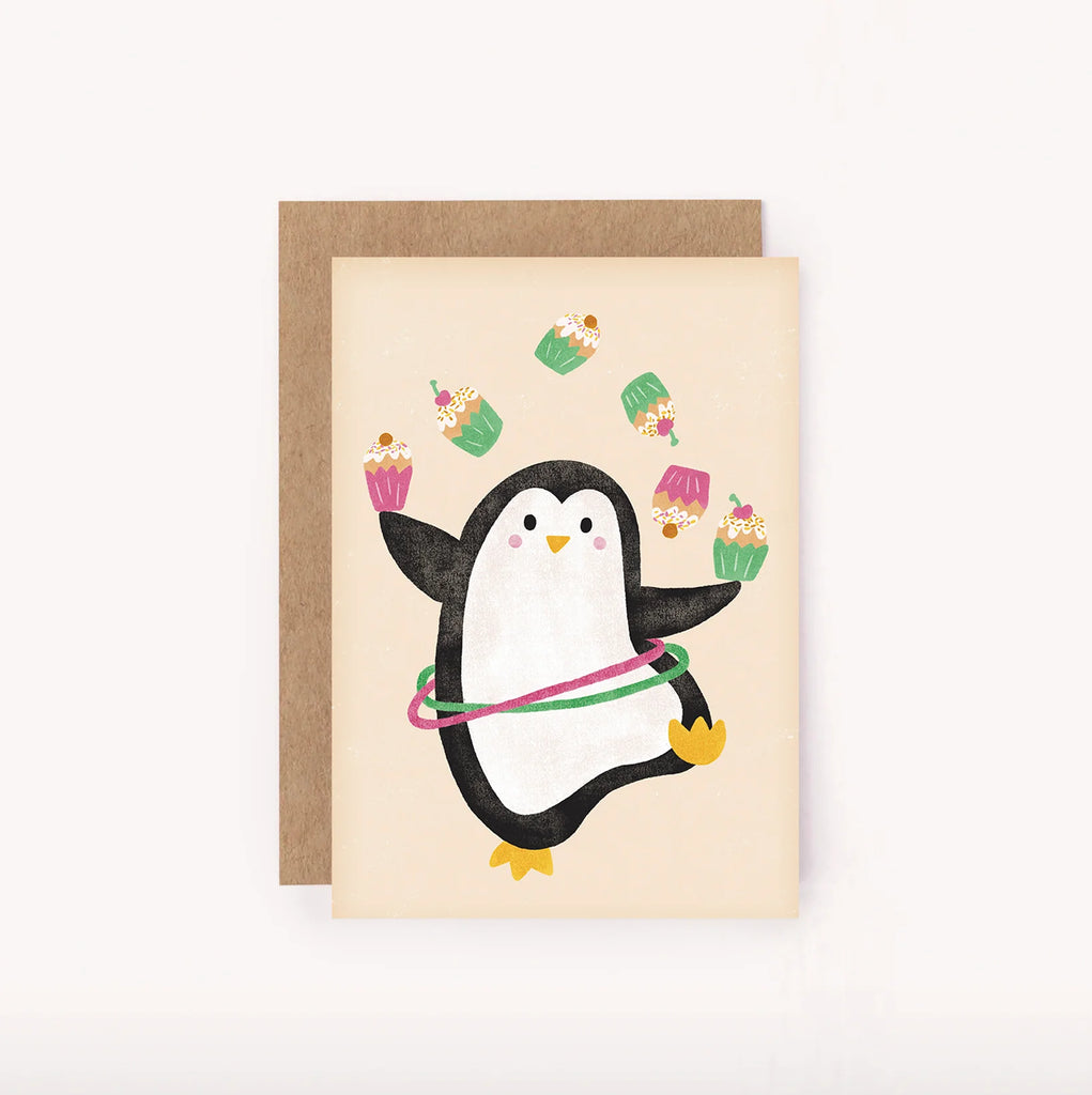 Lauren Sissons Studio - Penguin Mini Card