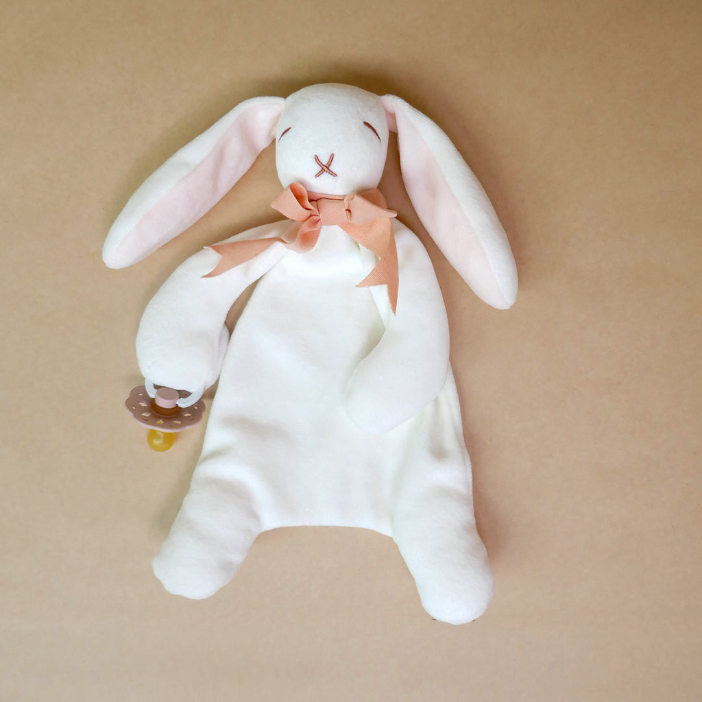 Bunny Comforter 30Cm - White/Cloud Pink