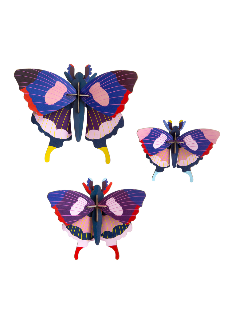 Studio Roof- Set Of 3 Swallowtail Butterflies