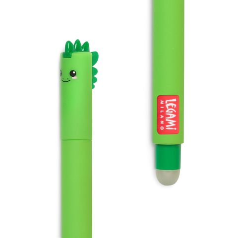 Erasable Gel Pen - Dino - Green Ink