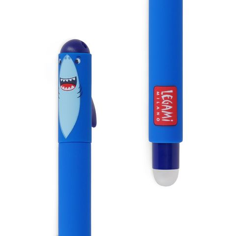 Erasable Gel Pen - Shark - Blue Ink