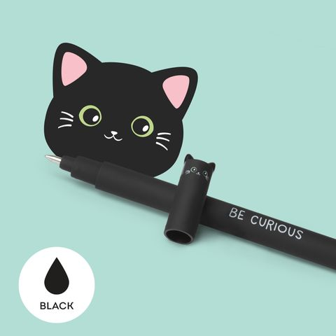 Erasable Gel Pen - Kitty - Black Ink