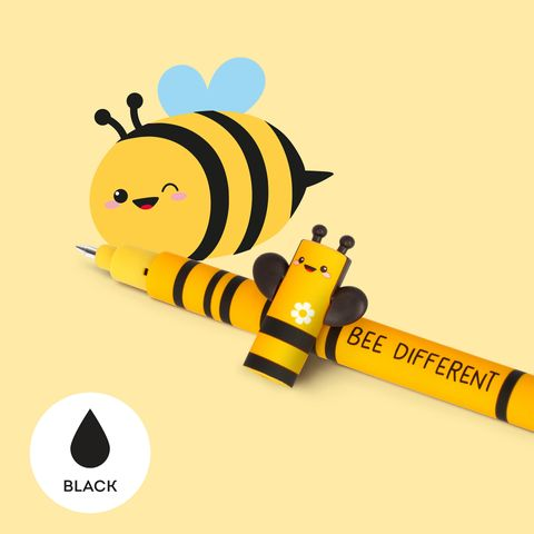 Erasable Gel Pen - Bee - Black Ink