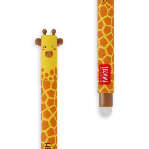 Erasable Gel Pen - Giraffe - Black Ink