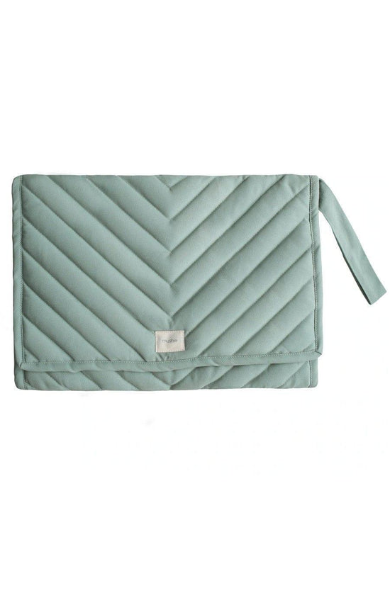 Mushie - Portable Changing Pad - Roman Green