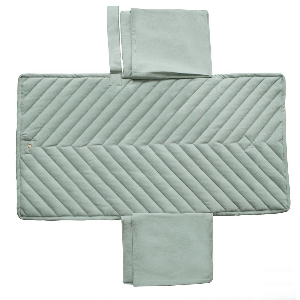 Mushie - Portable Changing Pad - Roman Green